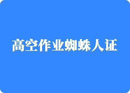 欧美潮喷操逼高空作业蜘蛛人证